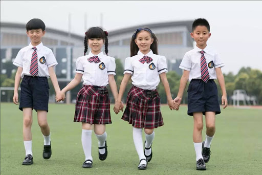 may đồng phục học sinh