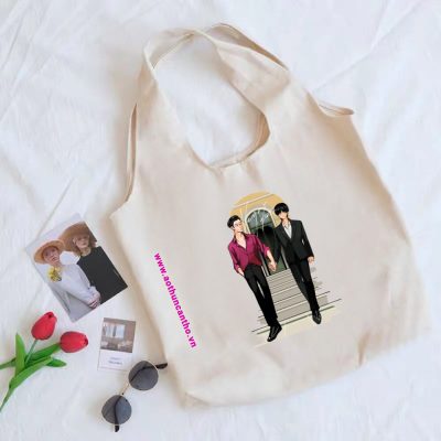 may túi vải canvas in logo theo yêu cầu từ xưởng sản xuất