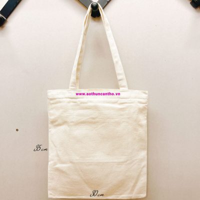 may túi vải canvas in logo theo yêu cầu từ xưởng sản xuất