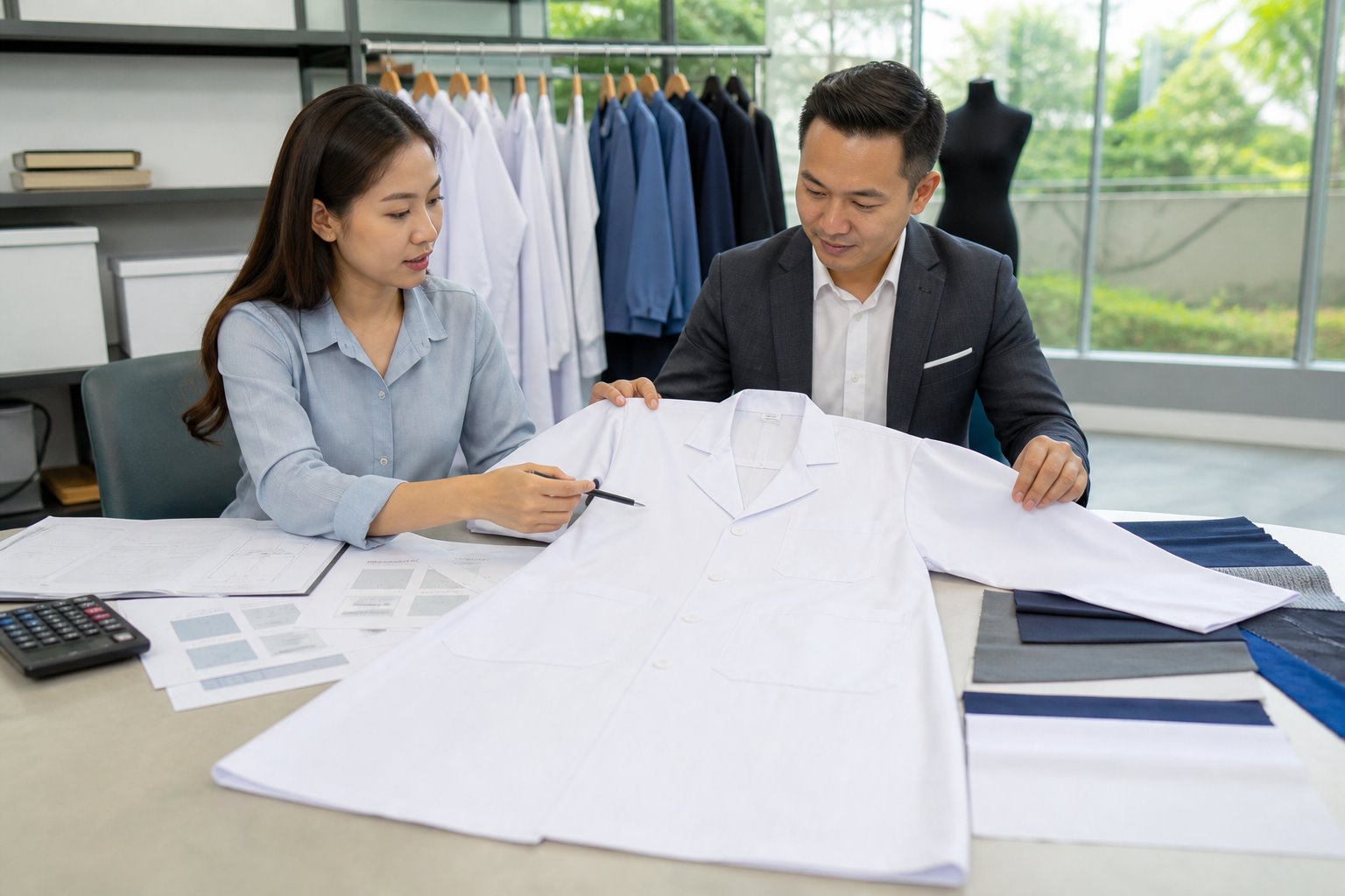 Cách so sánh báo giá áo blouse đồng phục