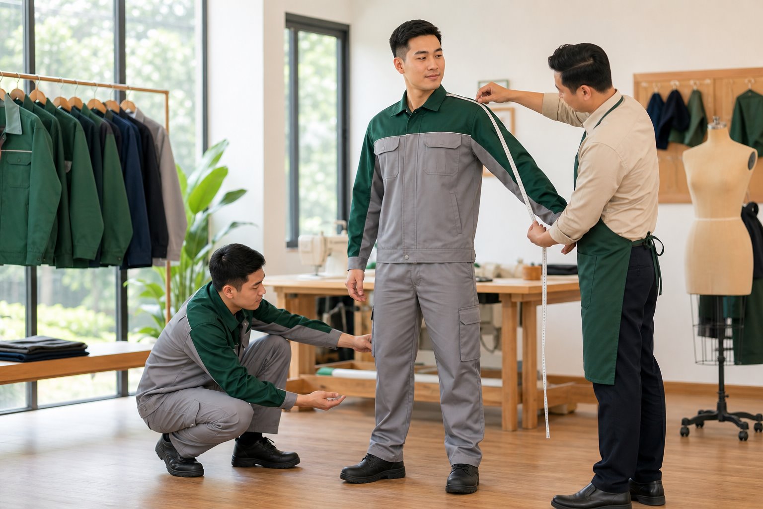 Hồ sơ size của nhân viên mặc đồ bảo hộ