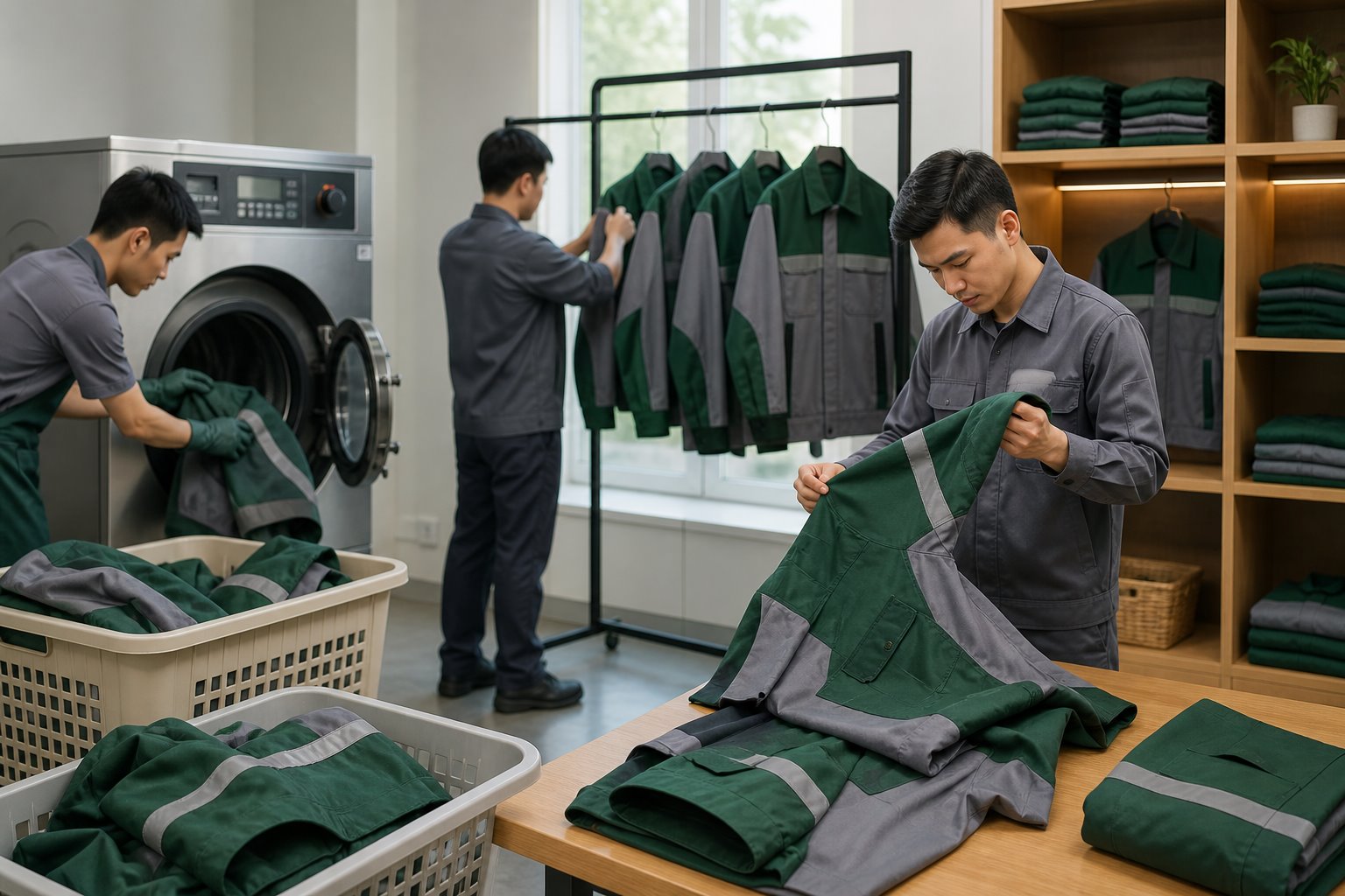 Kiểm tra tình trạng quần áo bảo hộ