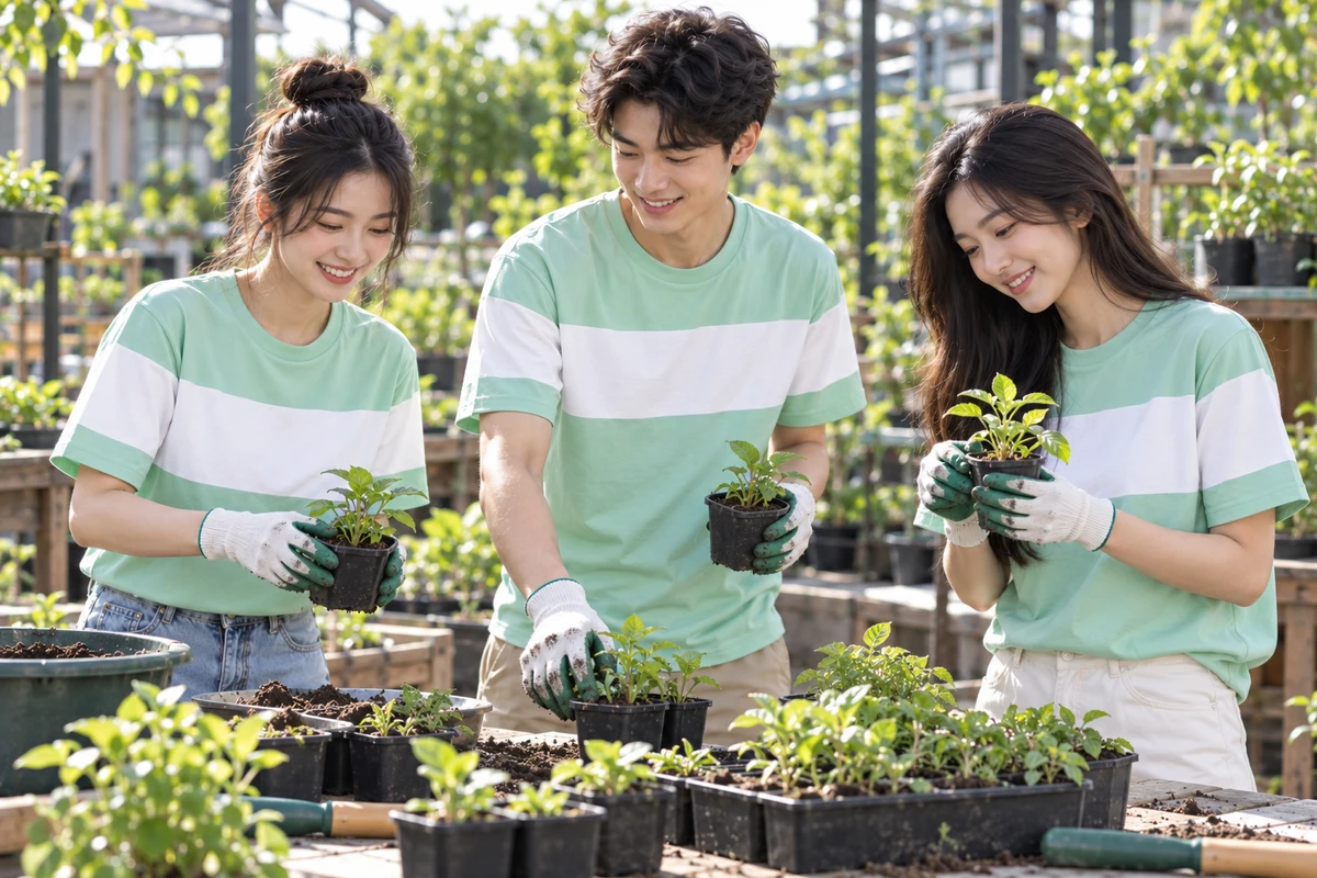 Ảnh AI minh họa áo nhóm xanh bạc hà phối mảng trắng cho câu lạc bộ: bối cảnh sử dụng cùng nhóm